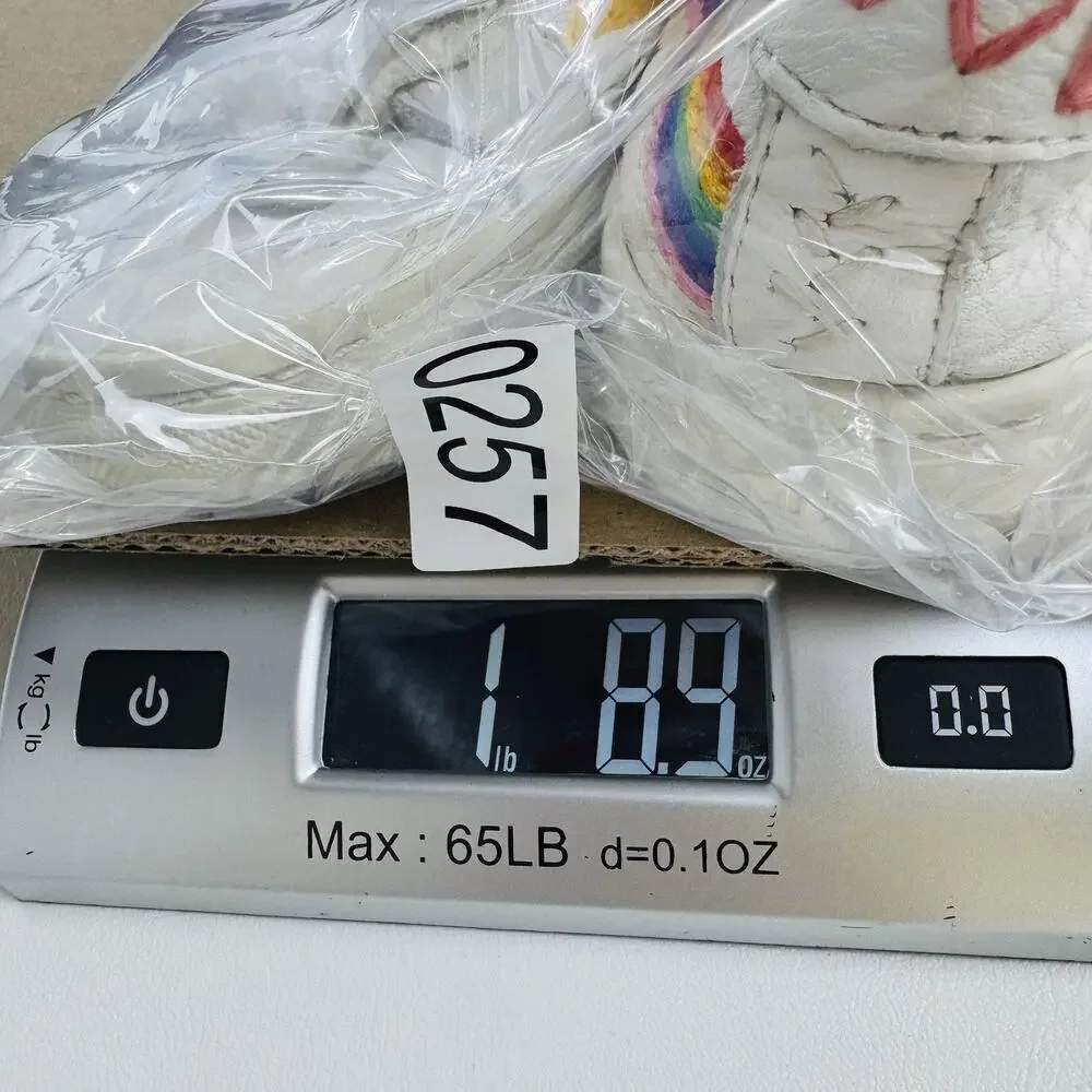 Soludos Rainbow Wave Low Top Trainer Sneaker White Multi Women's Size US 6.5